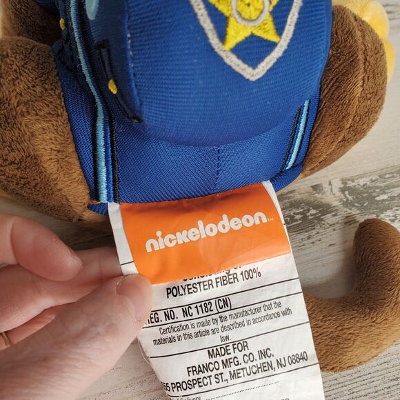 Nickelodeon Paw Patrol CHASE Police Dog Plush Stuffed Animal Toy 11" - Picture 6 of 7